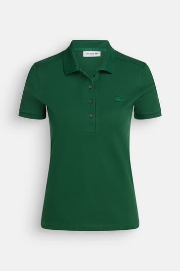LACOSTE Polo-Shirt waldgrün