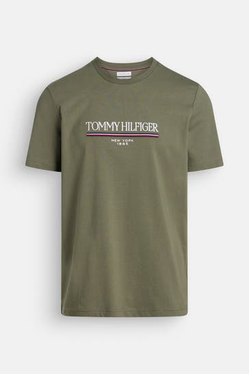 TOMMY HILFIGER T-Shirt oliv