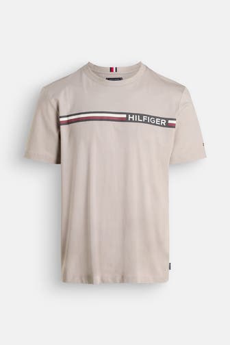 TOMMY HILFIGER T-Shirt steingrau