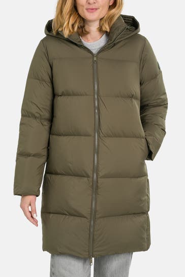 TOMMY HILFIGER Daunenjacke 'Casual Coat' oliv