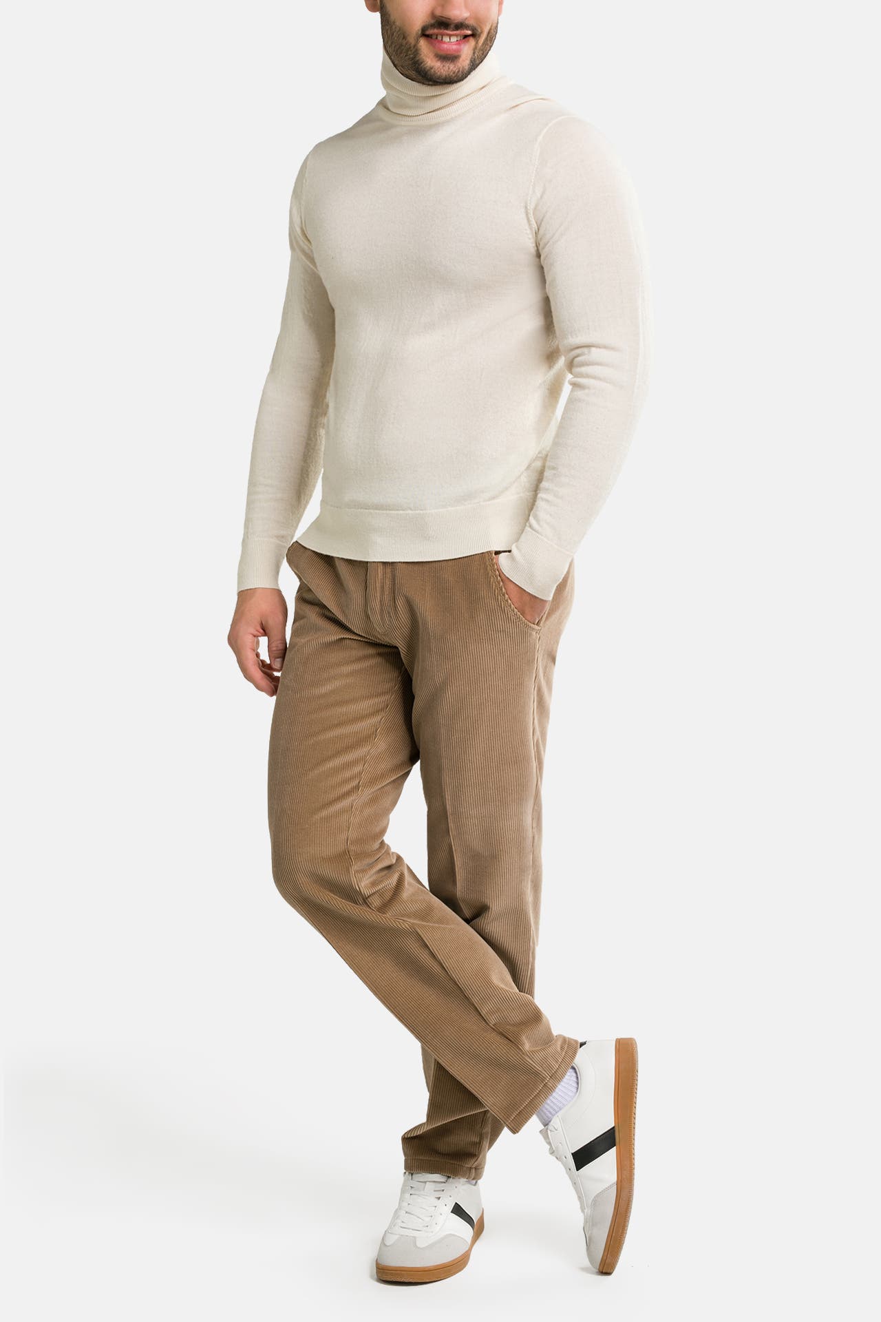EUREX BY BRAX Cordhose 'Jim' beige, Bild 1