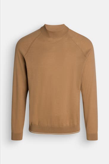 BOSS - Wollstrickpullover 'Perfino' camel