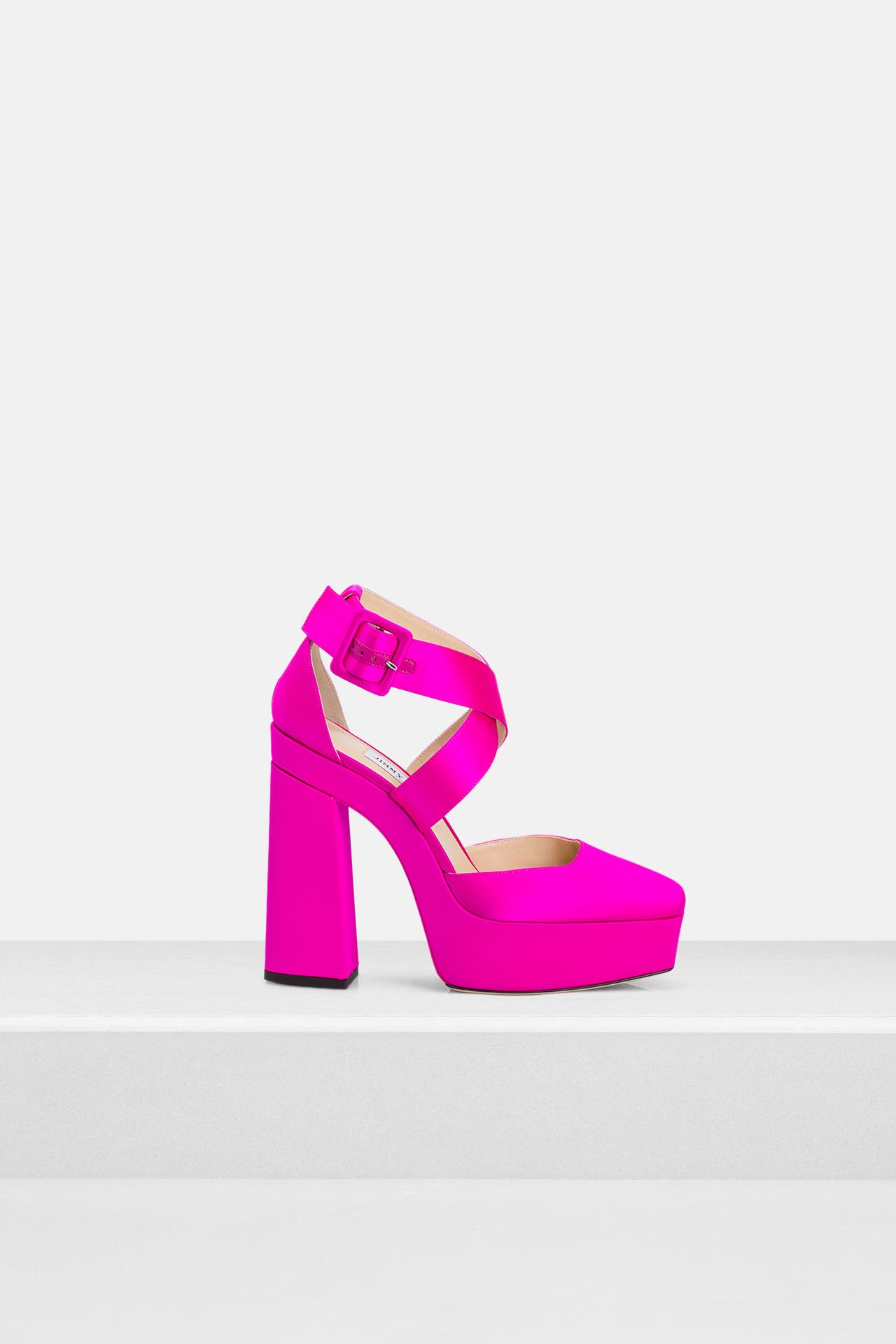 JIMMY CHOO Pumps 'Gian 140' neonpink, Bild 1