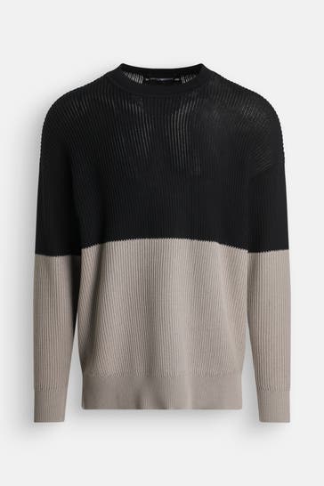 EMPORIO ARMANI Strickpullover zweifarbig