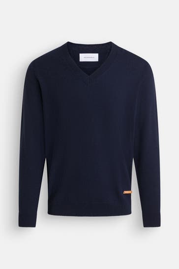 BALDESSARINI Kaschmirpullover dunkelblau