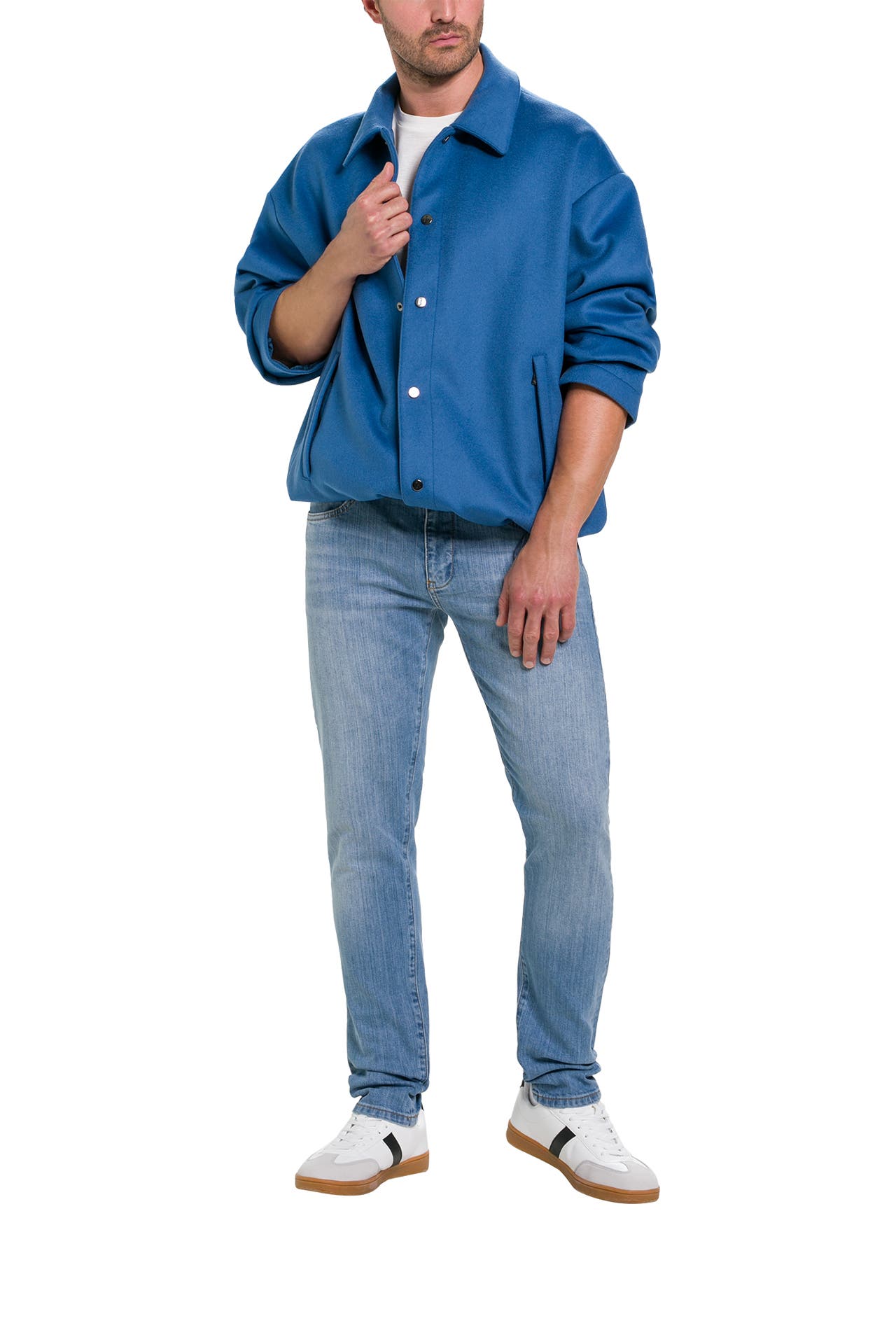 EMPORIO ARMANI Overshirt azurblau, Bild 1