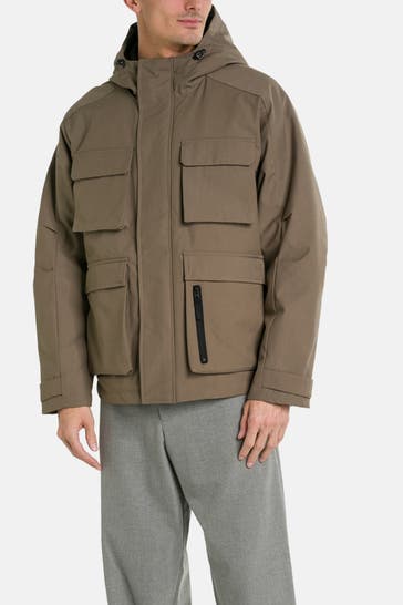 !SOLID Brown lightweight jacket