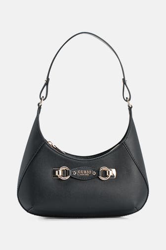 GUESS Schultertasche 'Mimina' schwarz