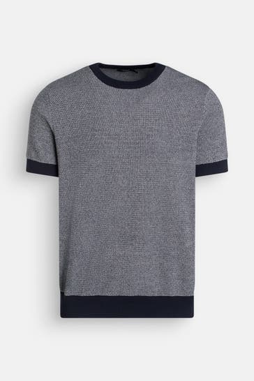 HECHTER Paris Strick-Shirt graublau