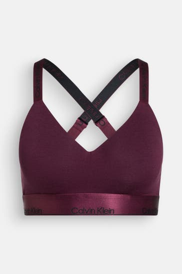 CALVIN KLEIN Bustier aubergine
