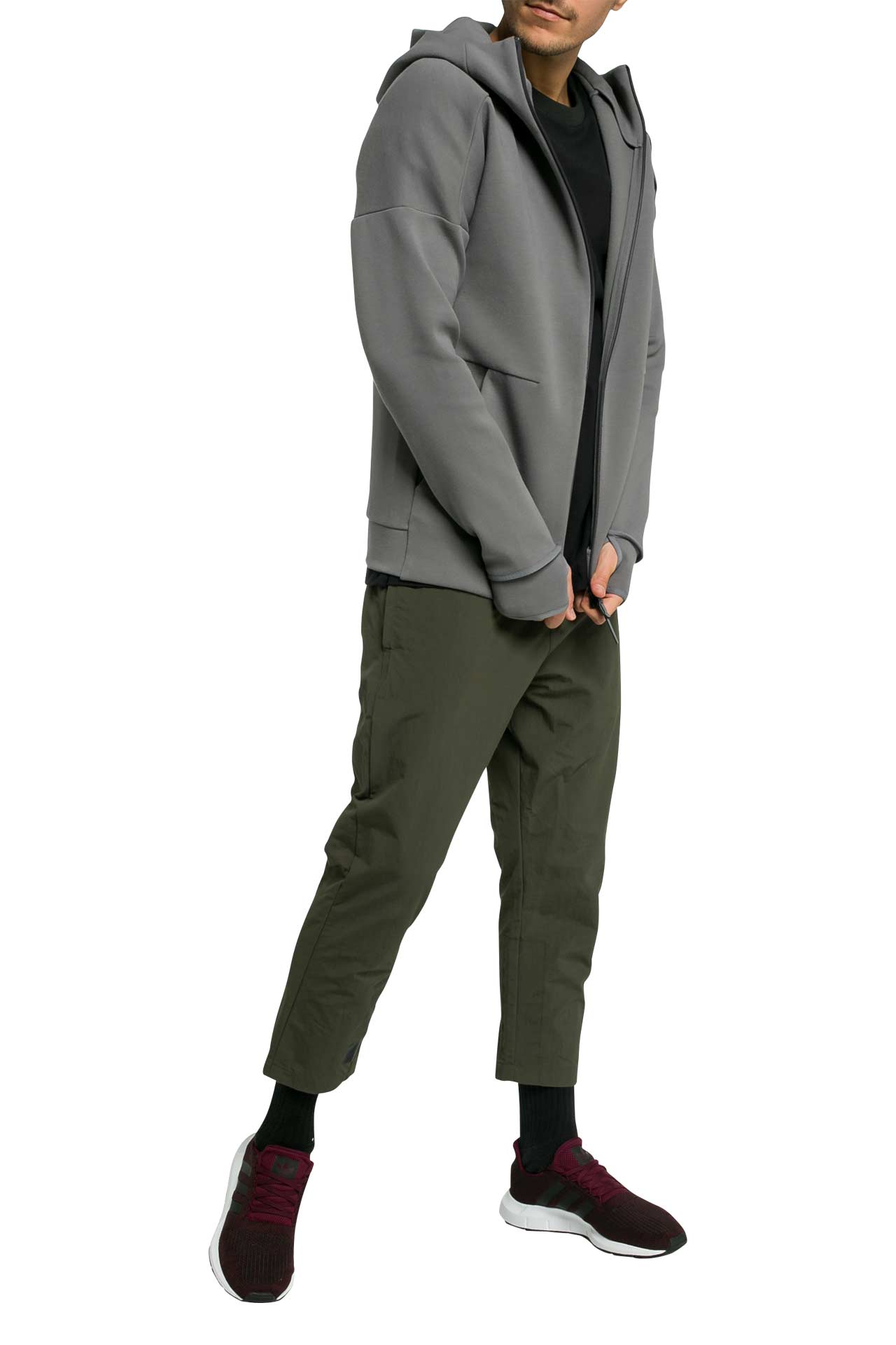 Sweatjacke grau ADIDAS g nstig online kaufen Outletcity