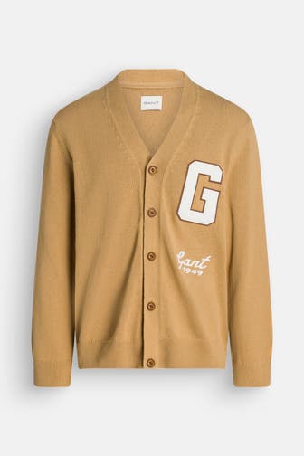 GANT Strickjacke camel