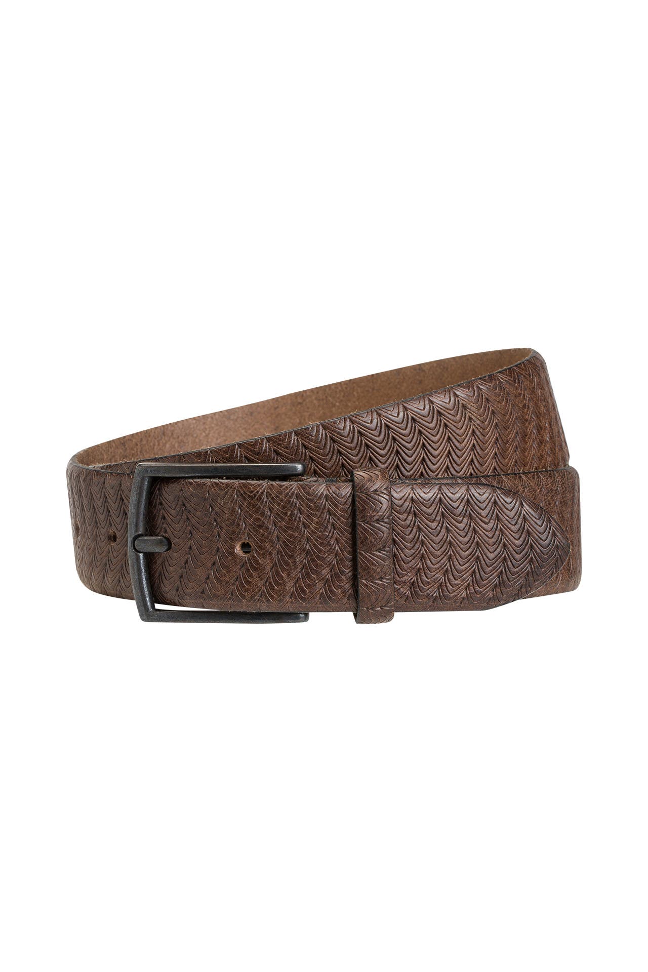 B.BELT Ledergürtel 'Matteo' dunkelbraun, Bild 1