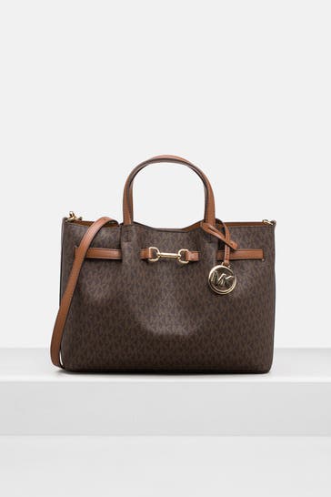 MICHAEL MICHAEL KORS Handtasche 'Carson' braun gemustert