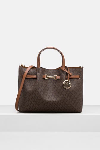 MICHAEL MICHAEL KORS Handtasche 'Carson' braun gemustert