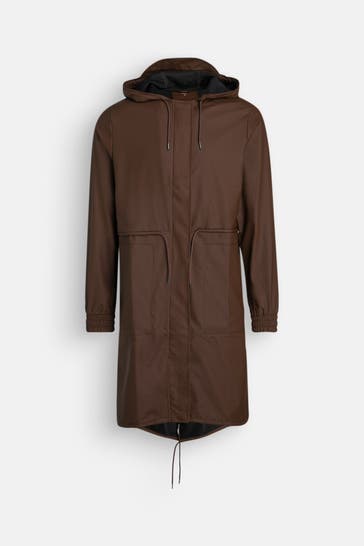 RAINS Regenparka braun unisex