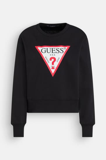 GUESS Sweatshirt schwarz
