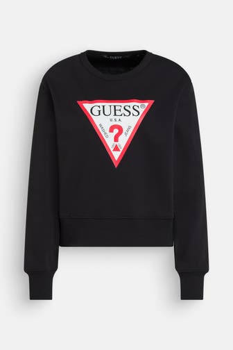 GUESS Sweatshirt schwarz