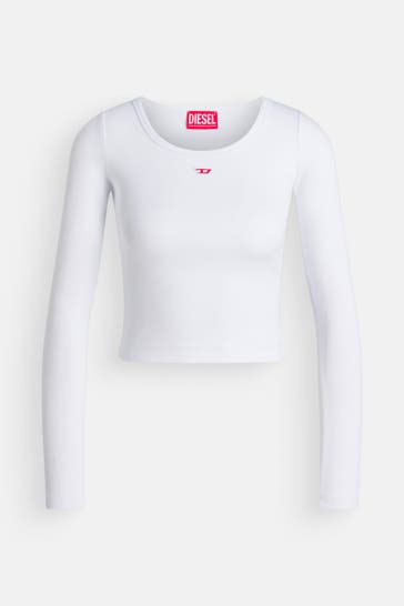 DIESEL Longsleeve 'Ballet' weiß