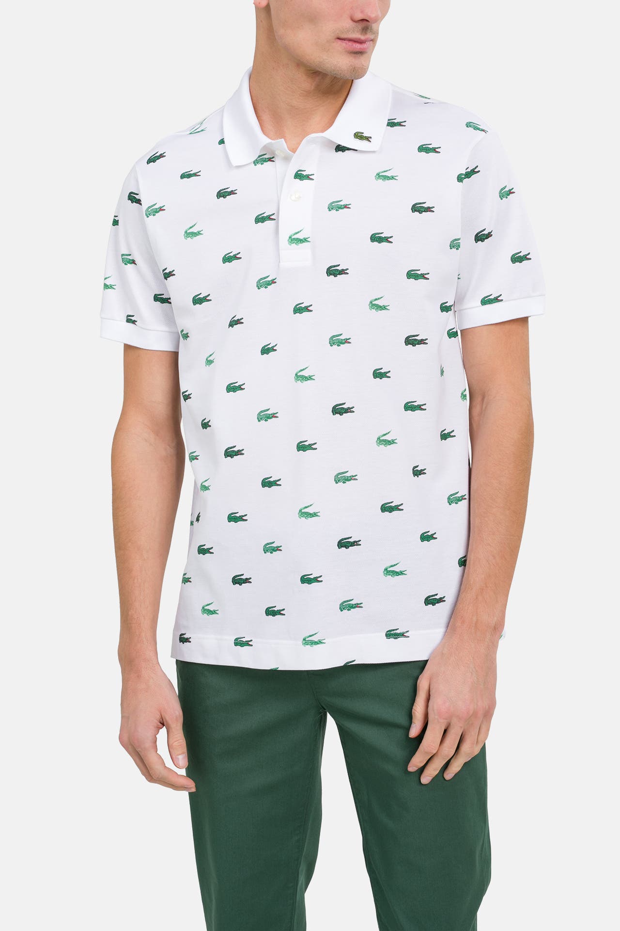 LACOSTE Polo-Shirt weiß, Bild 1