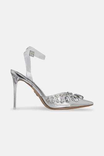 STEVE MADDEN Pumps 'Vamped' silber transparent