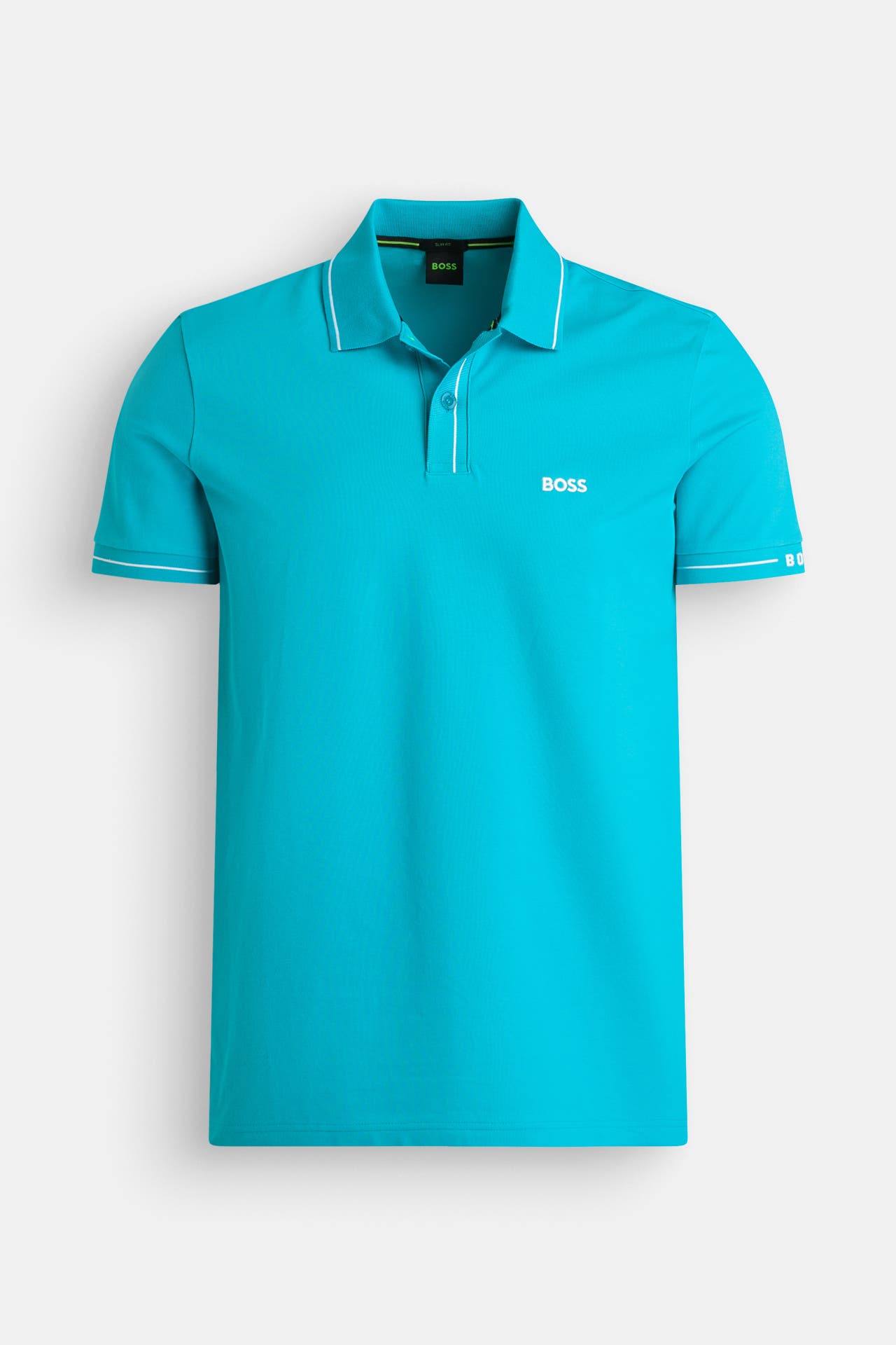 BOSS GREEN Polo-Shirt 'Paule' türkis, Bild 1
