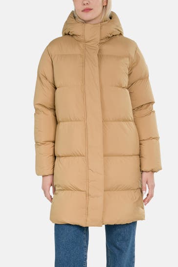 TOMMY HILFIGER Steppmantel hellbraun
