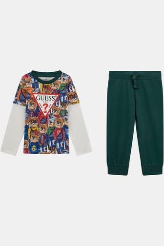 GUESS Set: Longsleeve und Sweatpants