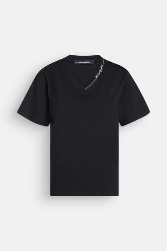 KARL LAGERFELD T-Shirt schwarz