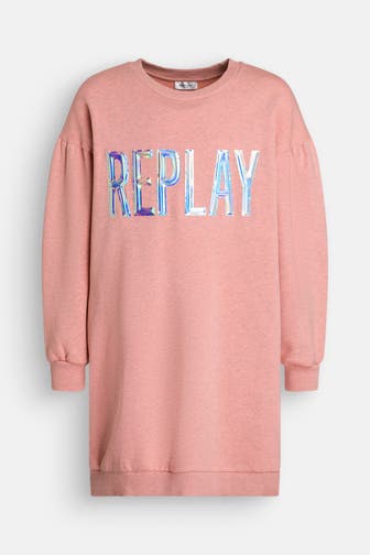 REPLAY Kleid lachs