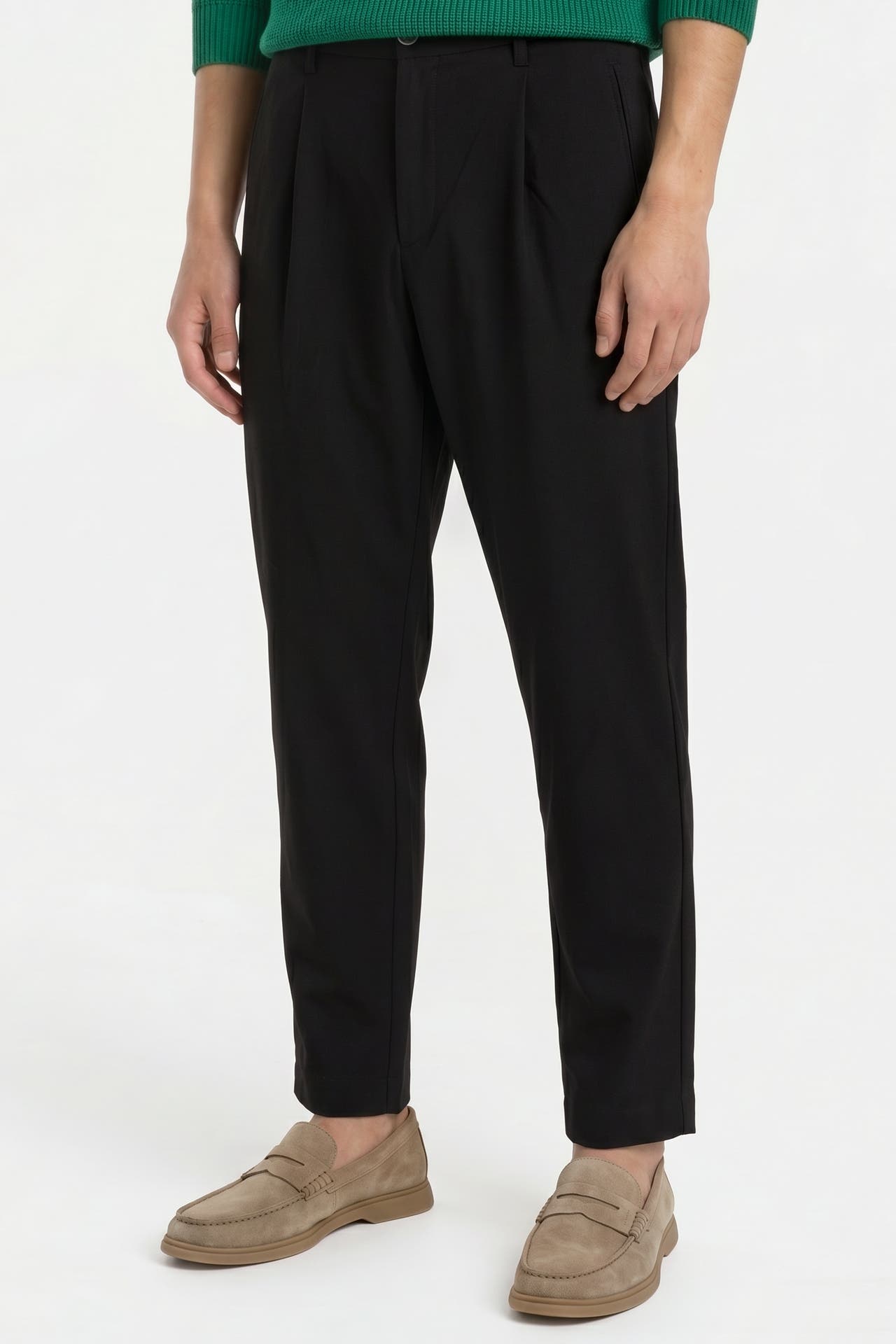 GOLDGARN DENIM Stoffhose 'Neckarstadt' schwarz, Bild 1