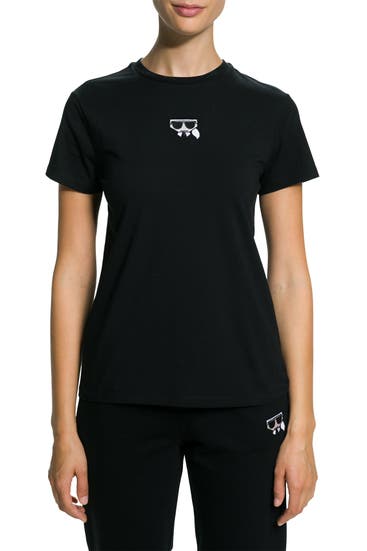 KARL LAGERFELD - T-Shirt 'Kocktail' schwarz
