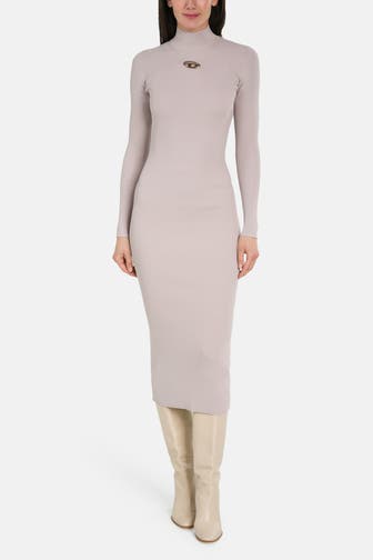 DIESEL Strickkleid mauve