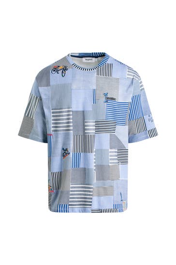DESIGUAL T-Shirt mehrfarbig gemustert