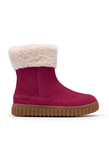 CLARKS Stiefel magenta