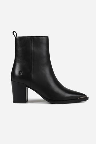 BRONX Lederstiefeletten 'Americana' schwarz