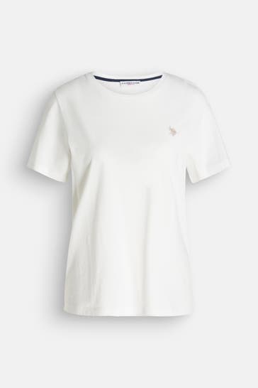 U.S. POLO ASSN. T-Shirt 'Ivy' weiß