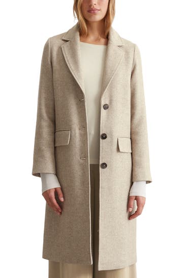 MARC O'POLO Mantel beige gemustert