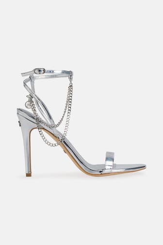 GUESS High Heels silber