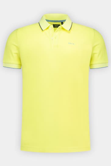 NEW ZEALAND AUCKLAND Polo-Shirt neongelb