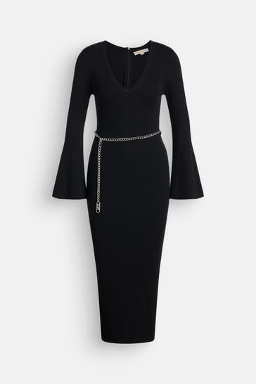 MICHAEL MICHAEL KORS Strickkleid schwarz