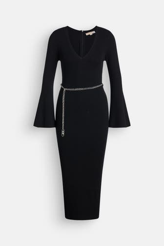 MICHAEL MICHAEL KORS Strickkleid schwarz