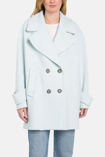 RIANI Wollmix-Mantel hellblau