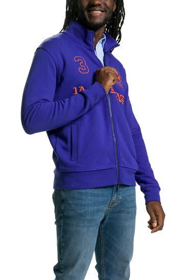 LA MARTINA Sweatjacke blaulila