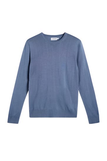 J.LINDEBERG Wollmix-Pullover taubenblau