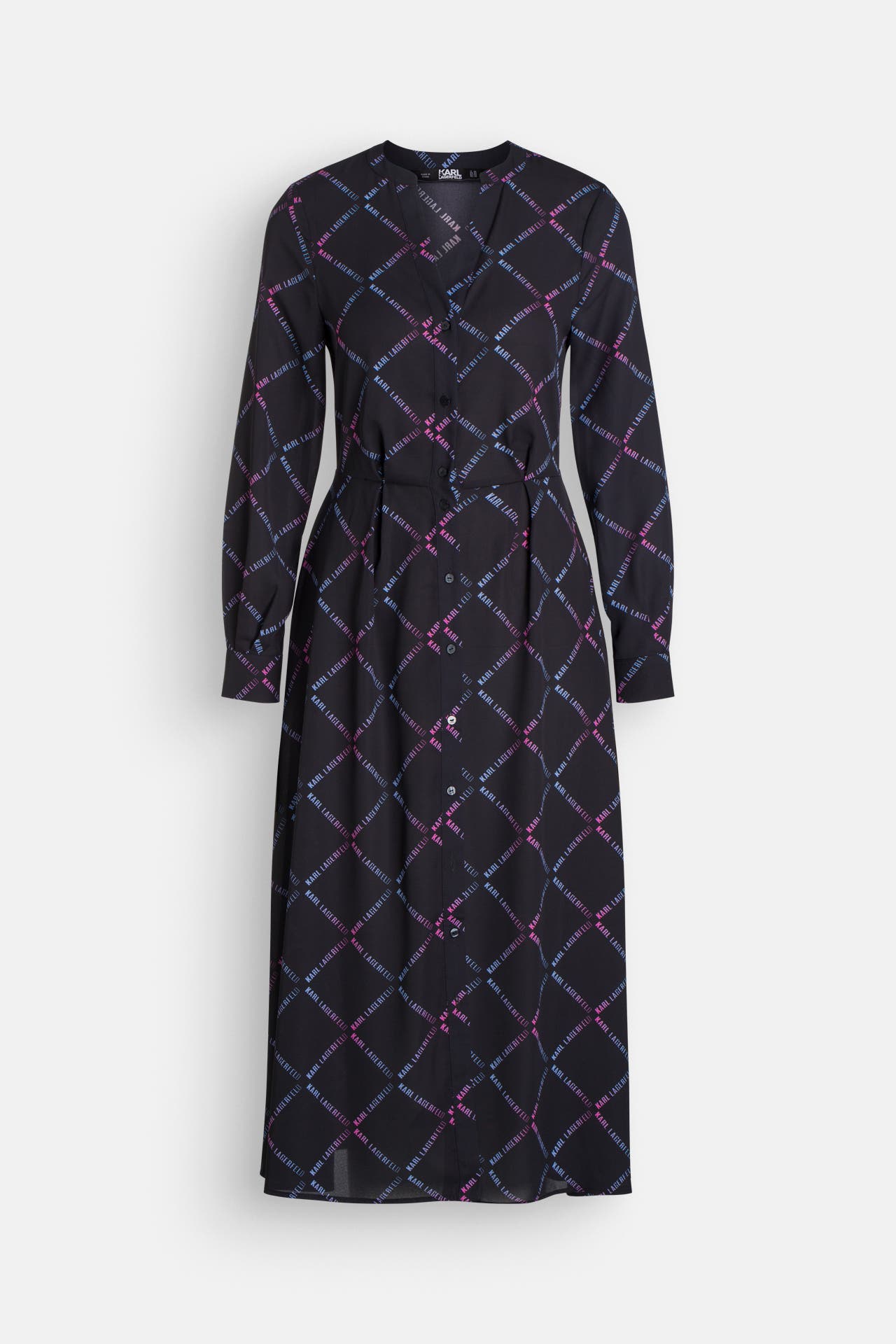KARL LAGERFELD Midikleid schwarz, Bild 1