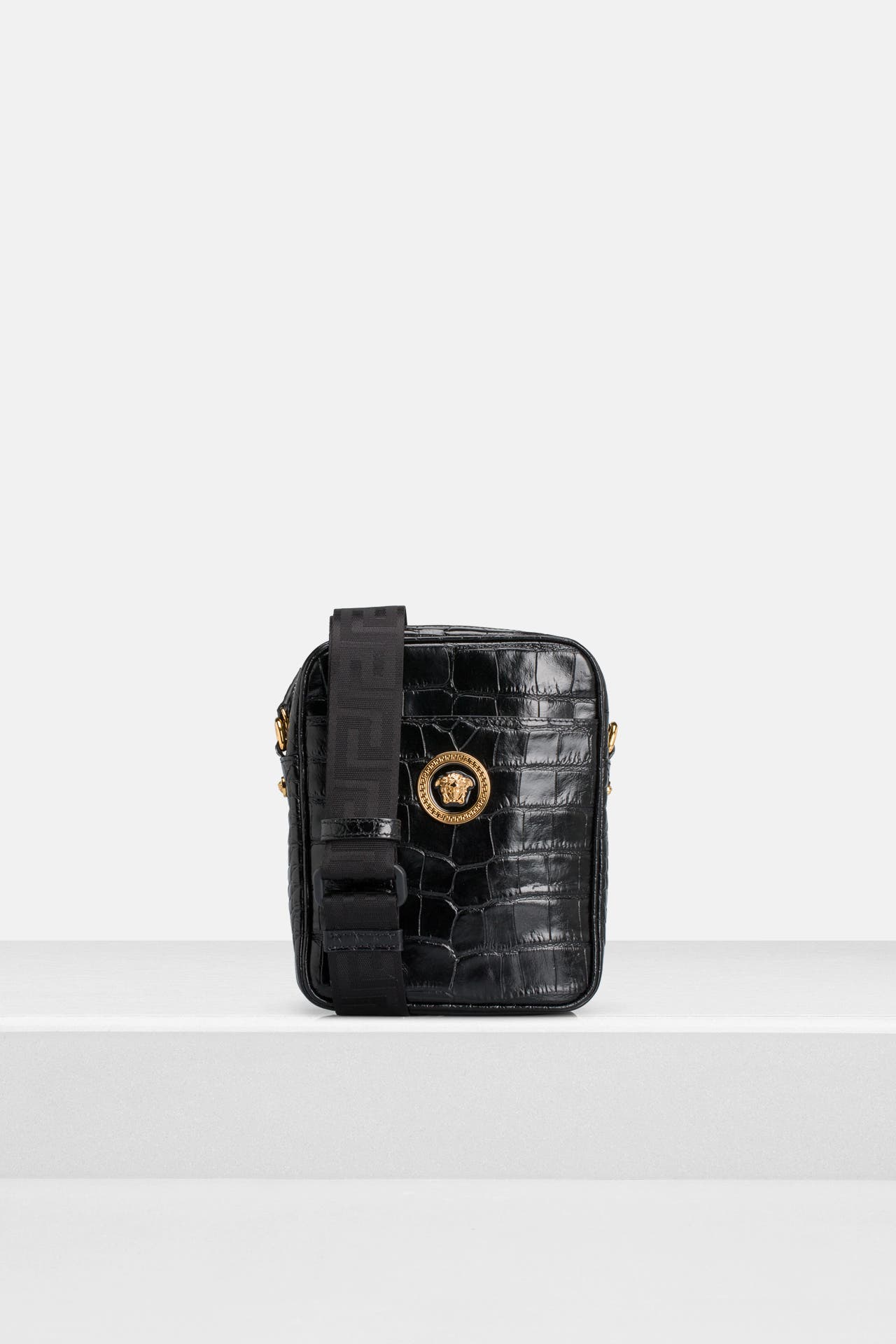 VERSACE Umhängetasche schwarz, Bild 1