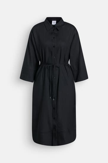 BOGNER Leinenmixkleid 'Reika' schwarz