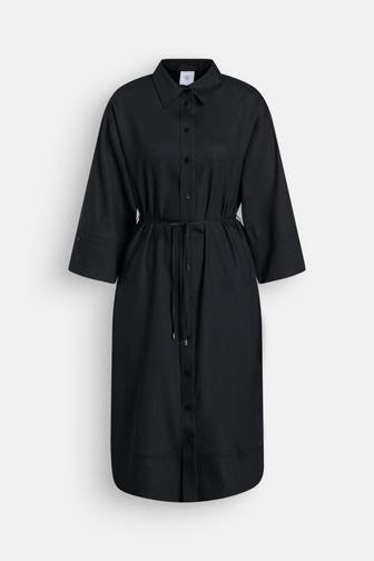 BOGNER Leinenmixkleid 'Reika' schwarz