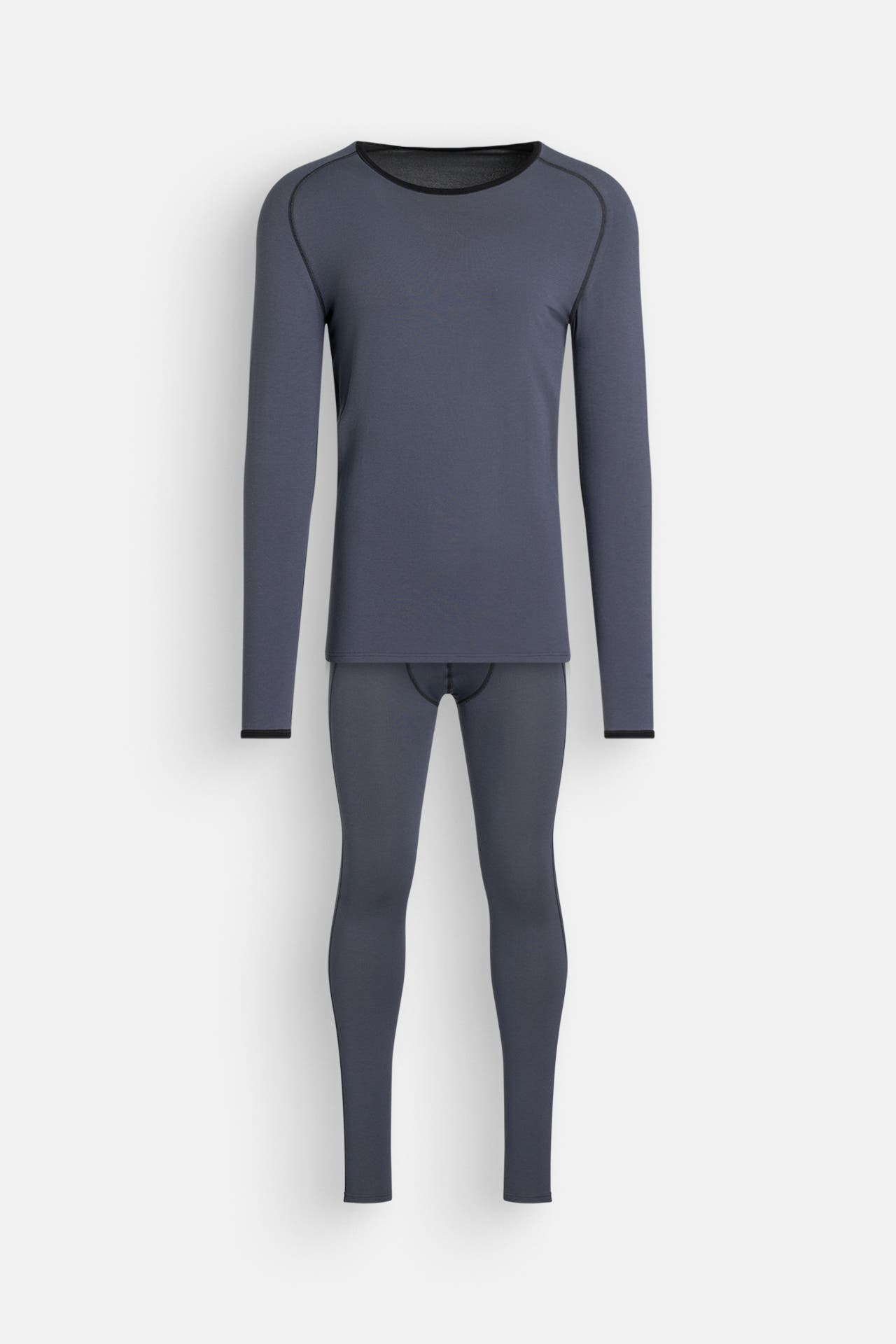 LÖFFLER Set: Baselayer und Funktionstights graublau, Bild 1